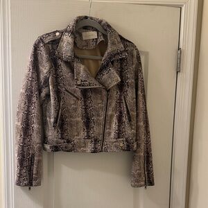 Six/Fifty Snakeskin Print Women's Jacket